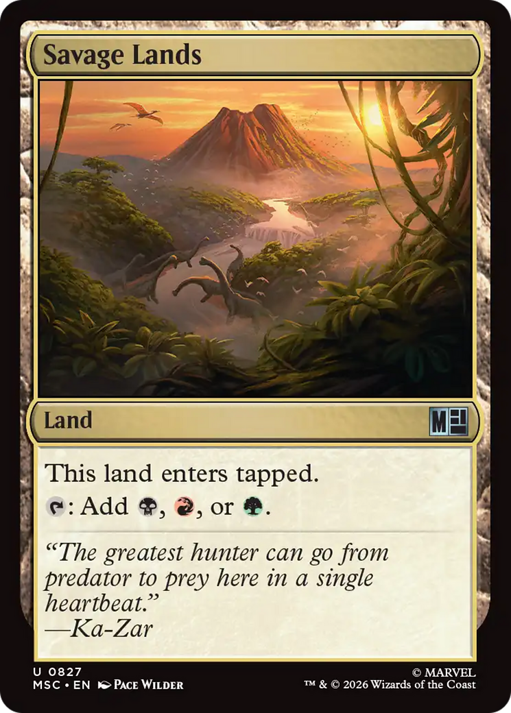 Savage Lands [Marvel Super Heroes Commander] | Card Citadel