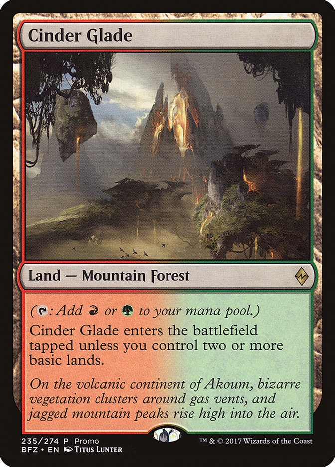 Cinder Glade (Promo) [Standard Showdown Promos] | Card Citadel