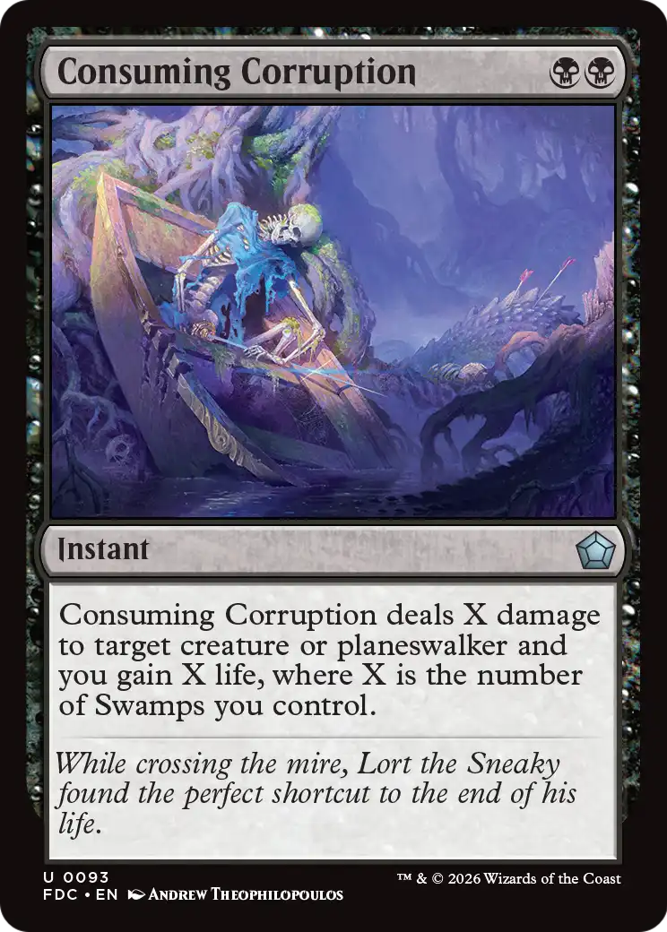 Consuming Corruption [Foundations Commander] | Card Citadel