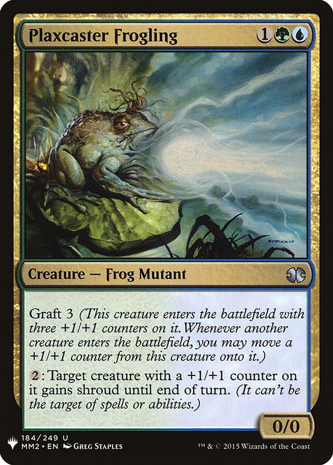 Plaxcaster Frogling [Mystery Booster] | Card Citadel