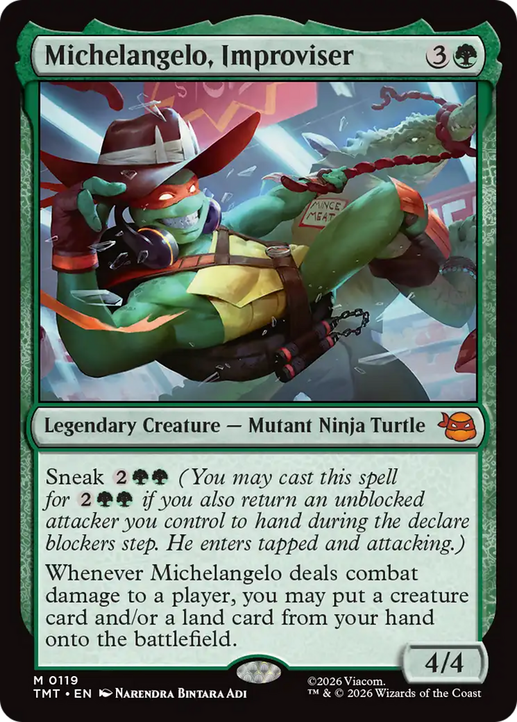 Michelangelo, Improviser [Teenage Mutant Ninja Turtles] | Card Citadel