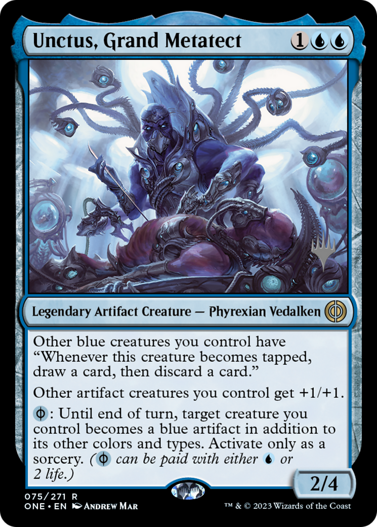 Unctus, Grand Metatect (Promo Pack) [Phyrexia: All Will Be One Promos] | Card Citadel