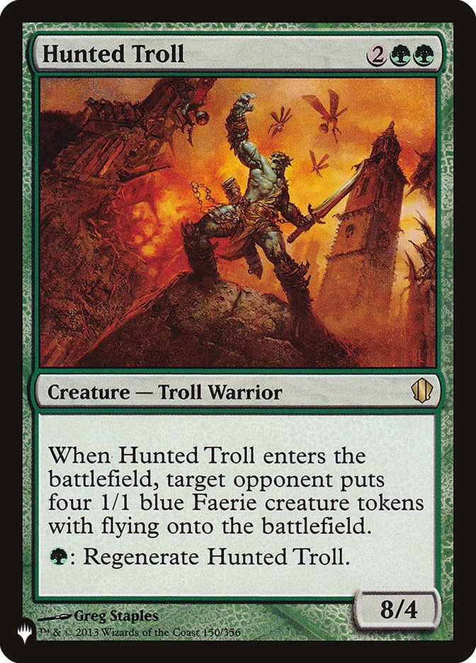 Hunted Troll [The List] | Card Citadel