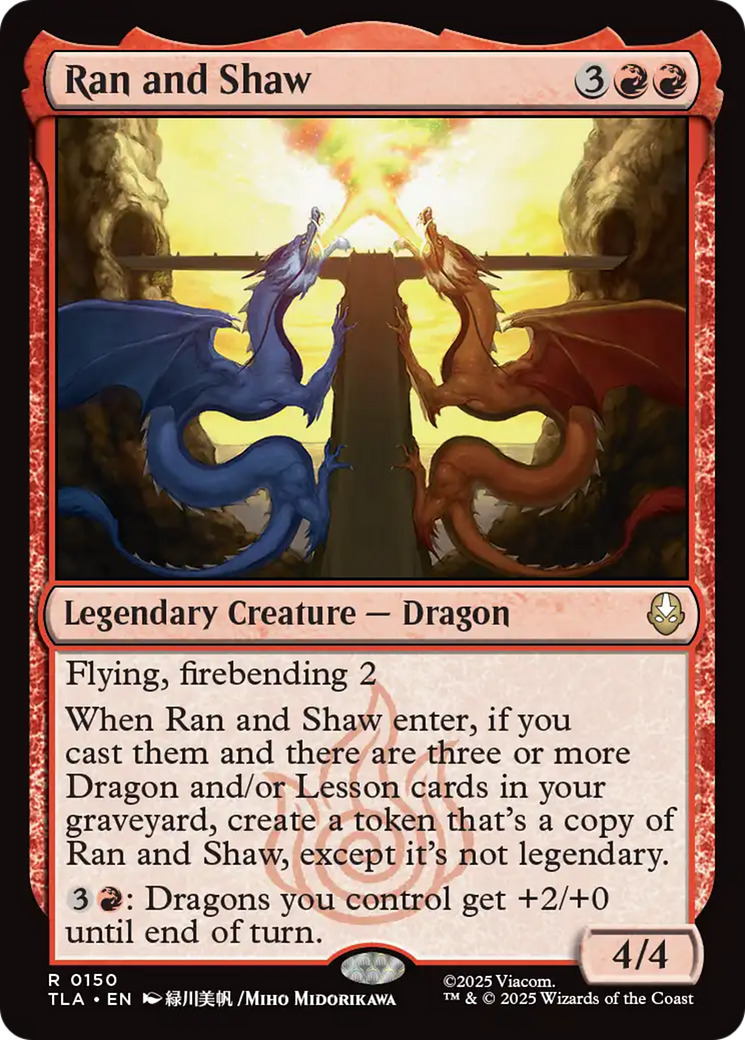 Ran and Shaw [Avatar: The Last Airbender] | Card Citadel