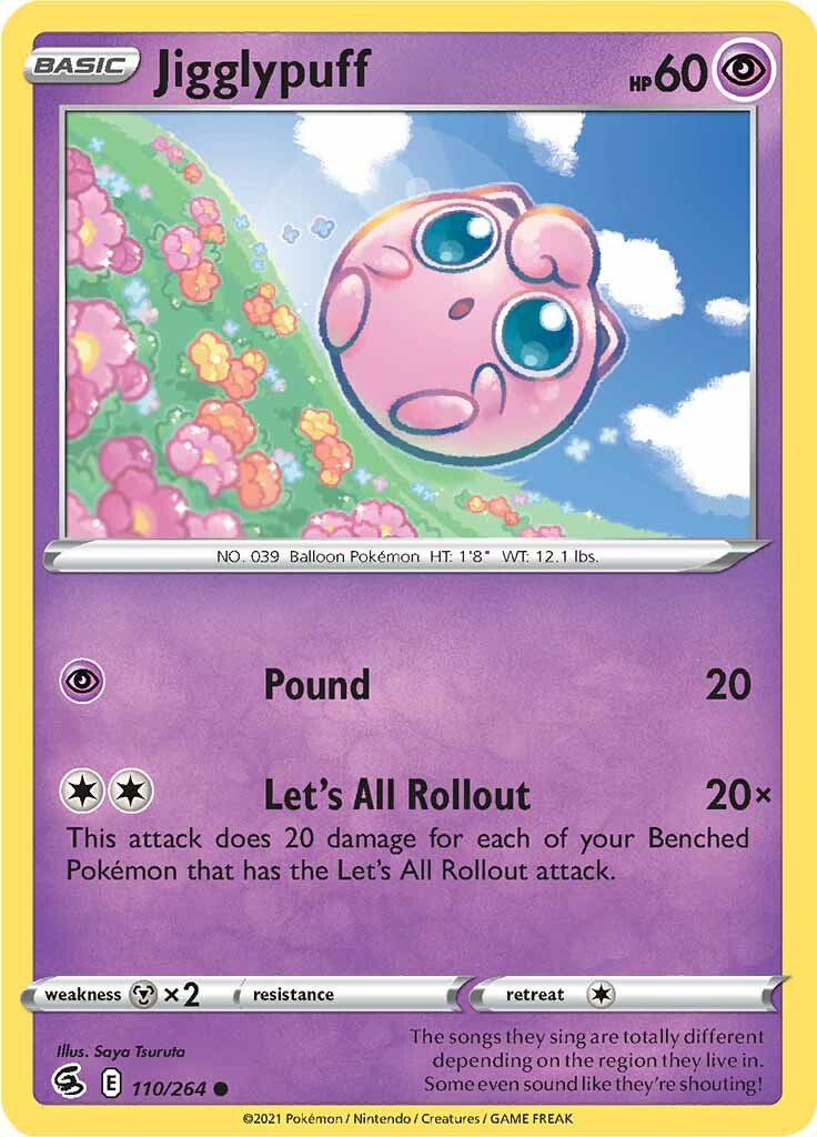 Jigglypuff (110/264) [Sword & Shield: Fusion Strike] | Card Citadel