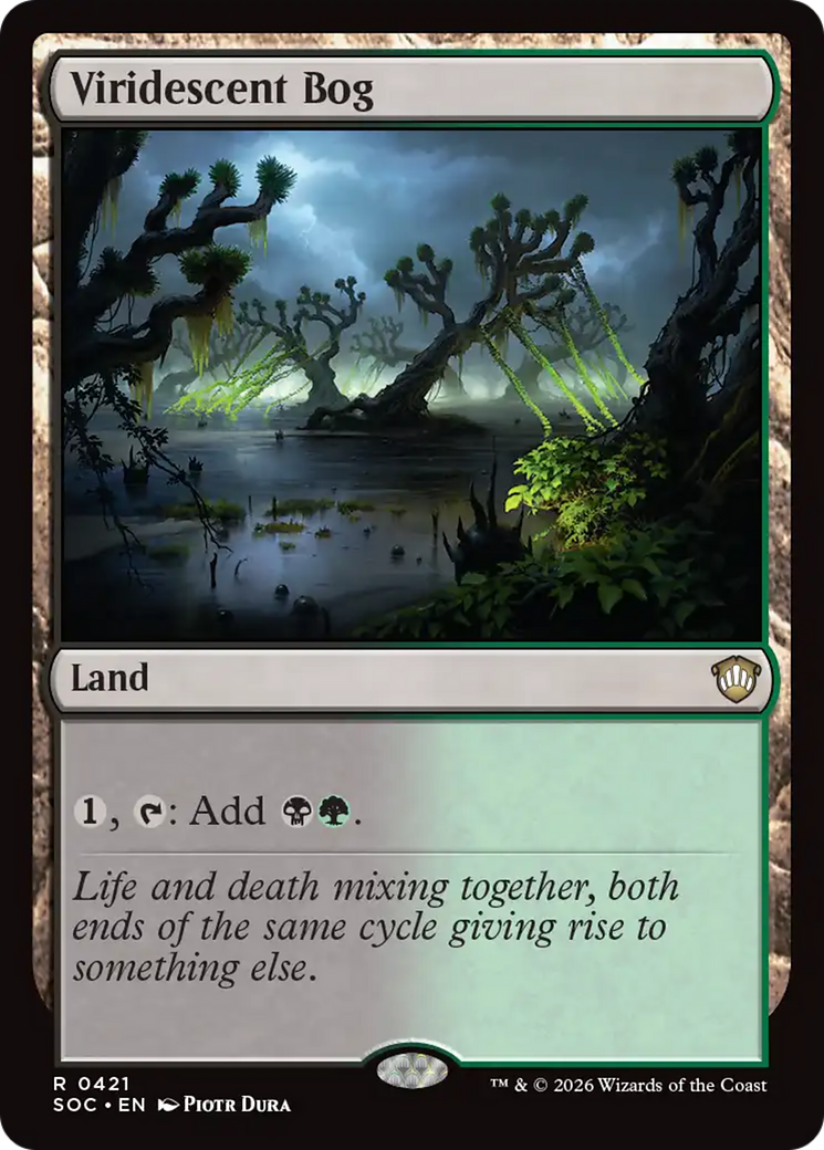 Viridescent Bog [Secrets of Strixhaven Commander] | Card Citadel