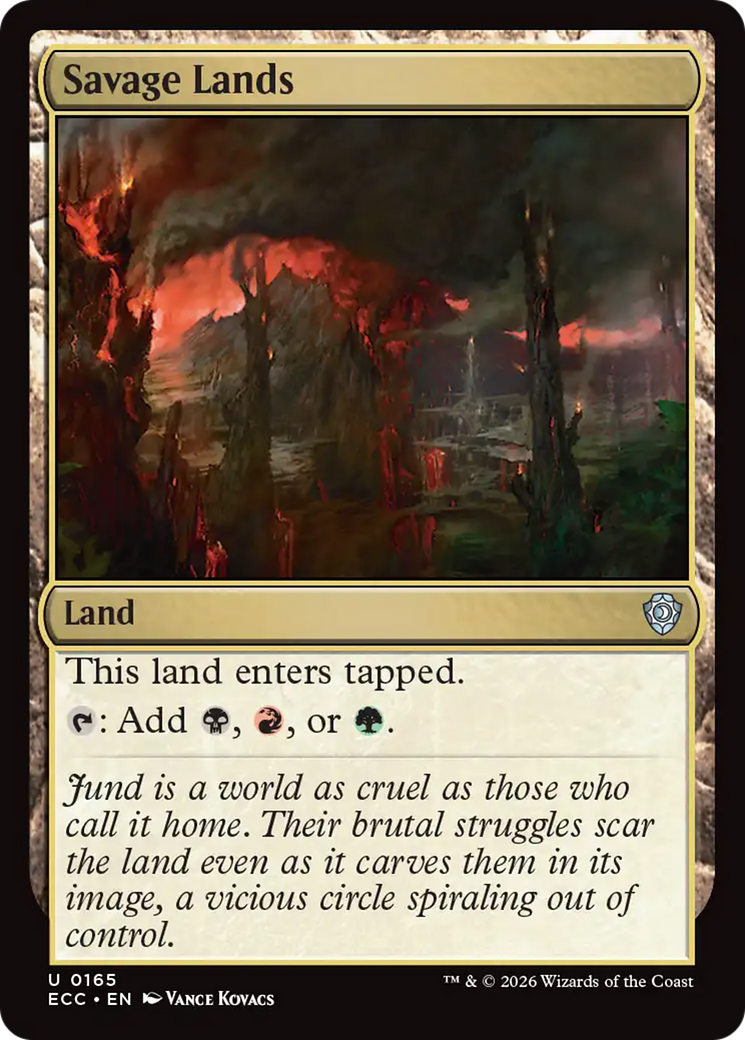 Savage Lands [Lorwyn Eclipsed Commander] | Card Citadel