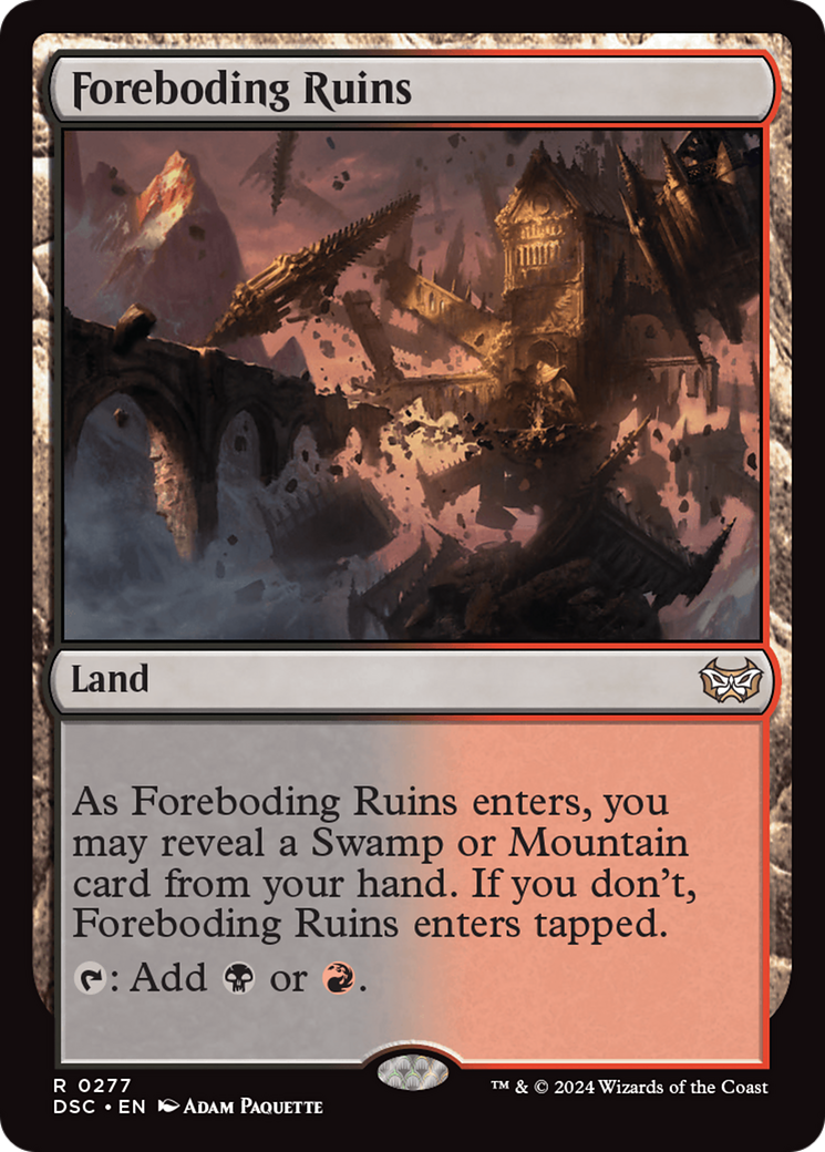 Foreboding Ruins [Duskmourn: House of Horror Commander] | Card Citadel