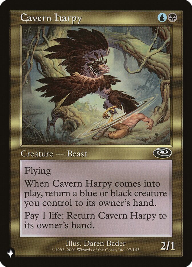 Cavern Harpy [The List] | Card Citadel