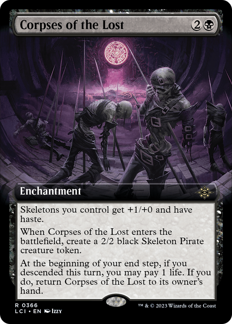 Corpses of the Lost (Extended Art) [The Lost Caverns of Ixalan] | Card Citadel