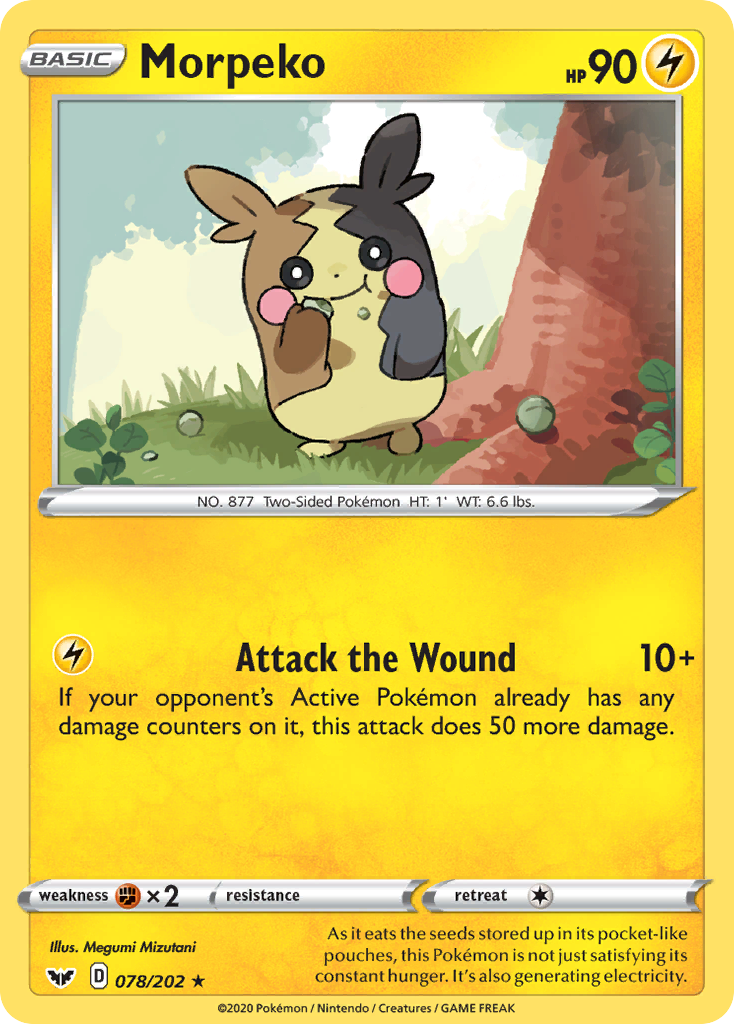 Morpeko (078/202) [Sword & Shield: Base Set] | Card Citadel