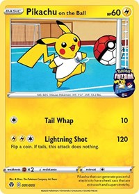 Pikachu on the Ball (001/005) [Miscellaneous Cards] | Card Citadel