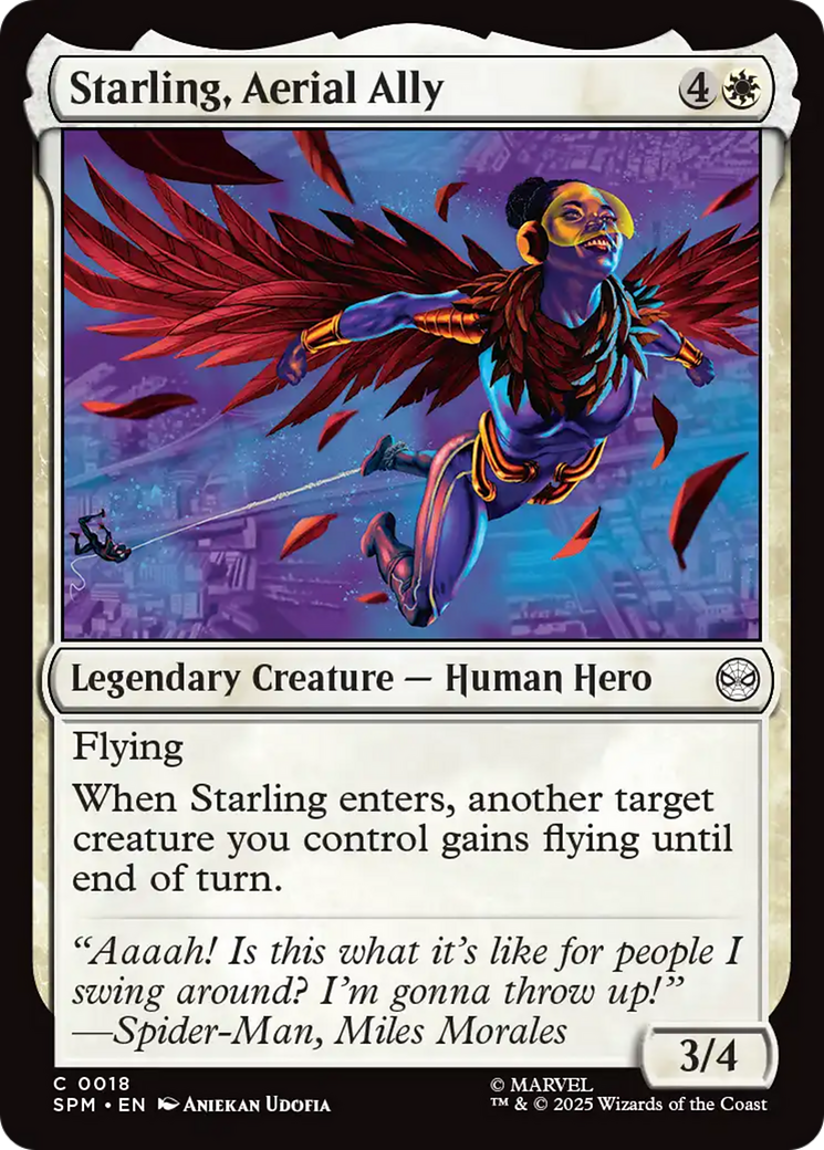 Starling, Aerial Ally [Marvel's Spider-Man] | Card Citadel