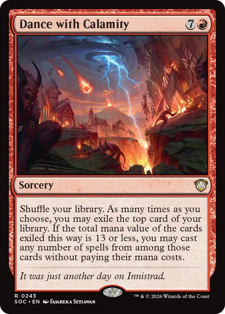 Dance with Calamity [Secrets of Strixhaven Commander] | Card Citadel