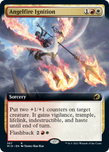 Angelfire Ignition (Extended Art) [Innistrad: Midnight Hunt] | Card Citadel