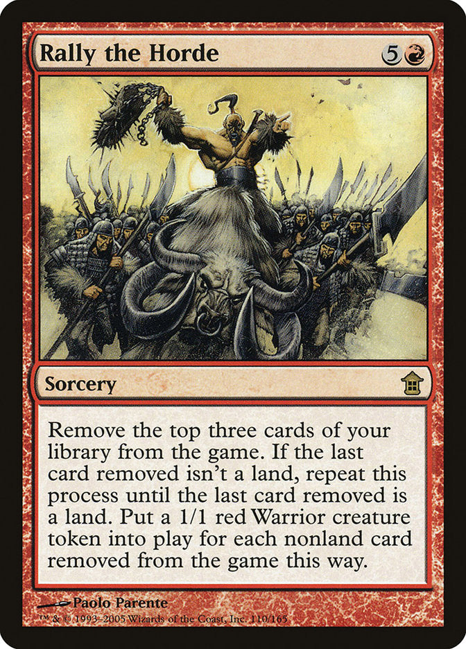 Rally the Horde [Saviors of Kamigawa] | Card Citadel