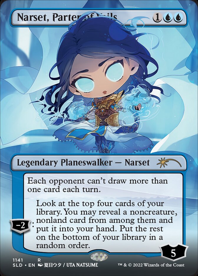 Narset, Parter of Veils (Borderless) [Secret Lair Drop Series] | Card Citadel