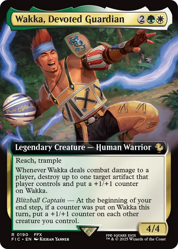 Wakka, Devoted Guardian (Extended Art) [FINAL FANTASY Commander] | Card Citadel