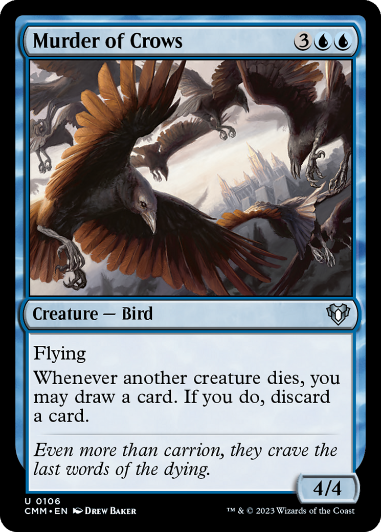 Murder of Crows [Commander Masters] | Card Citadel