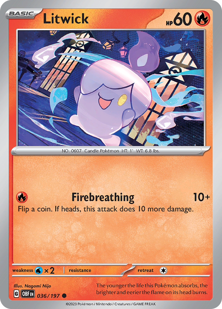 Litwick (036/197) [Scarlet & Violet: Obsidian Flames] | Card Citadel