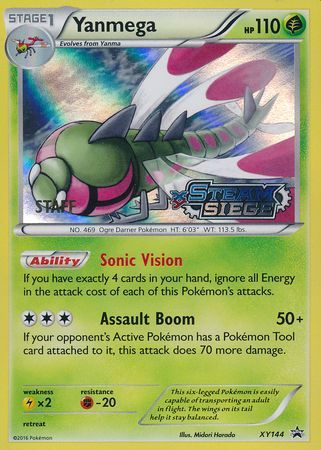 Yanmega (XY144) (Staff) [XY: Black Star Promos] | Card Citadel