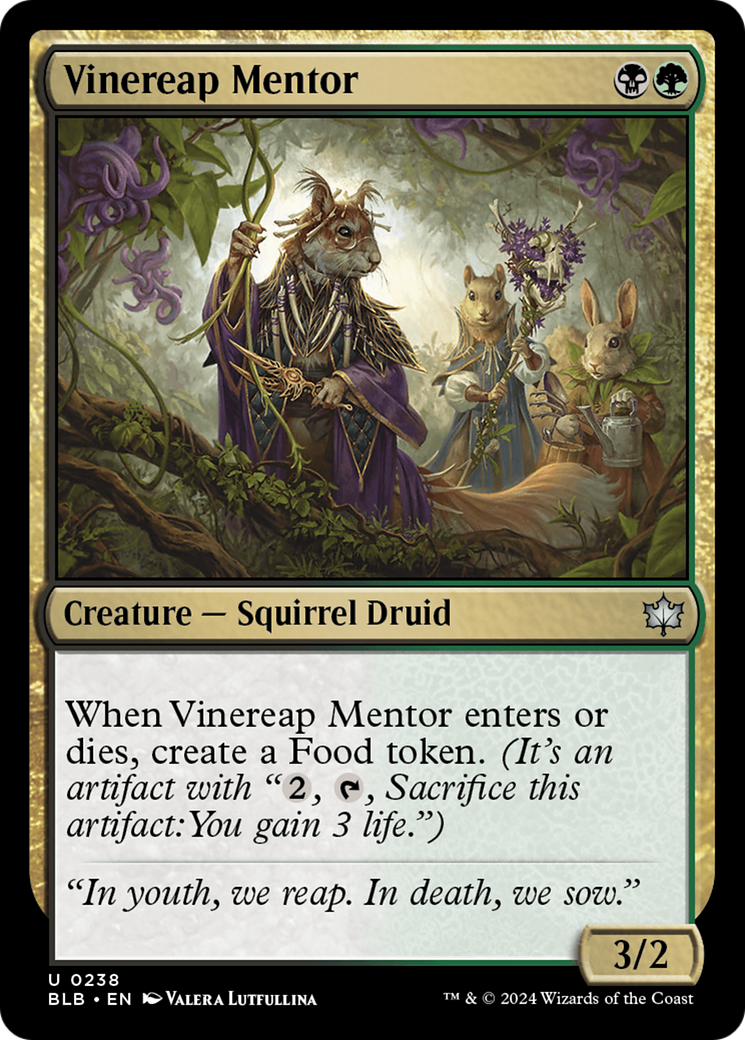 Vinereap Mentor [Bloomburrow] | Card Citadel