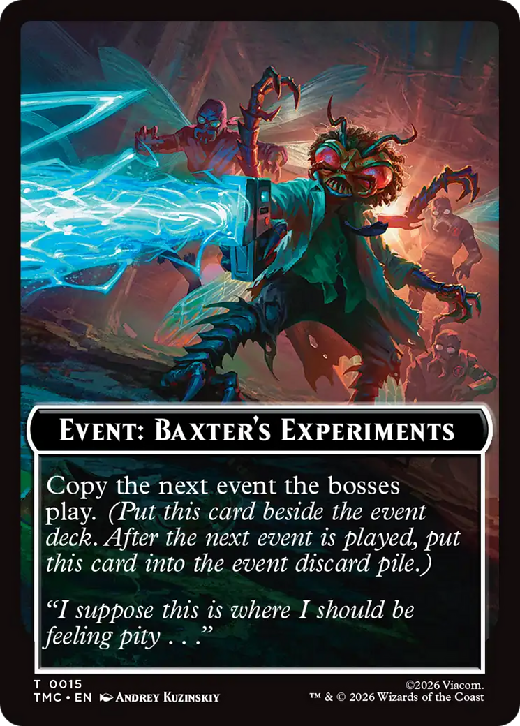 Event: Baxter's Experiments [Teenage Mutant Ninja Turtles Commander Tokens] | Card Citadel