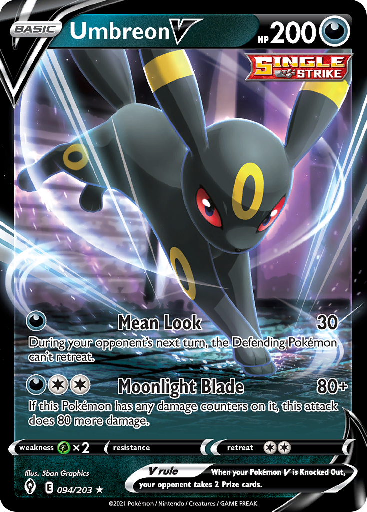 Umbreon V (094/203) (Intro Deck) [Sword & Shield: Evolving Skies] | Card Citadel