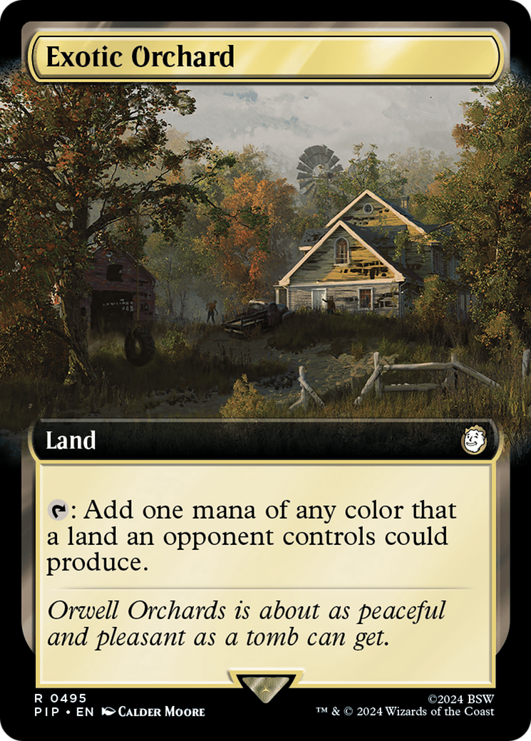 Exotic Orchard (Extended Art) [Fallout] | Card Citadel