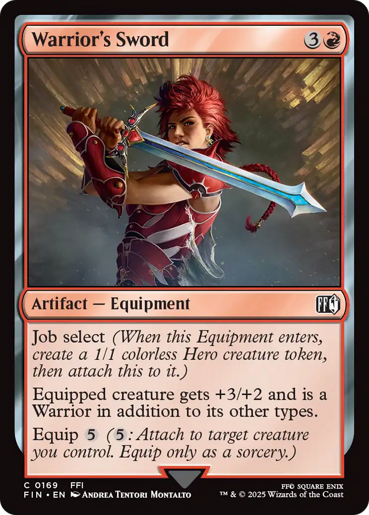 Warrior's Sword [FINAL FANTASY] | Card Citadel