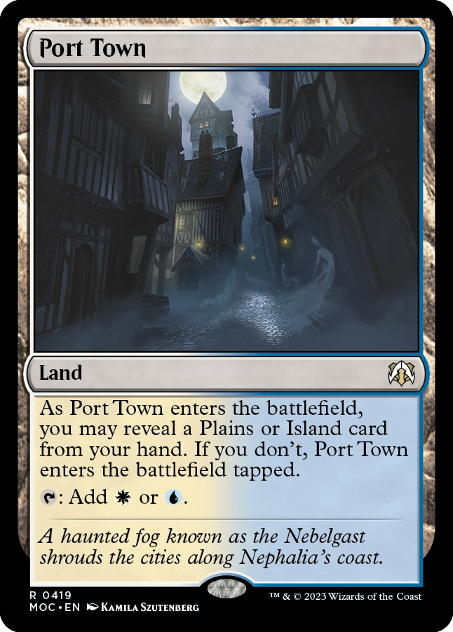 Port Town [March of the Machine Commander] | Card Citadel