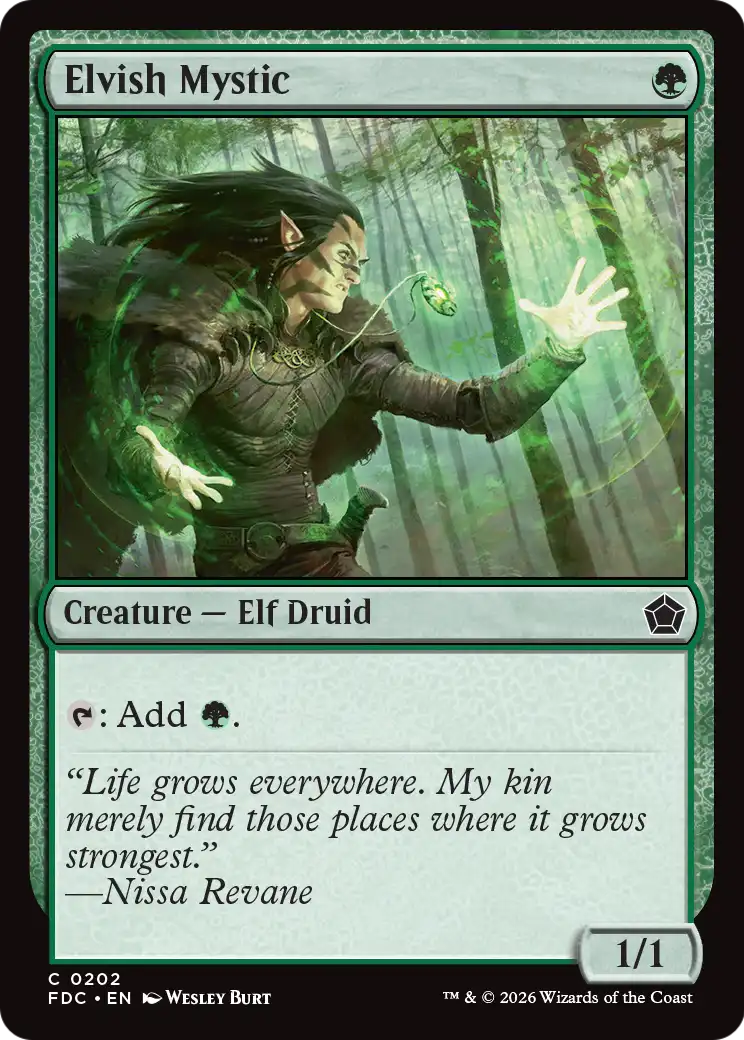 Elvish Mystic [Foundations Commander] | Card Citadel