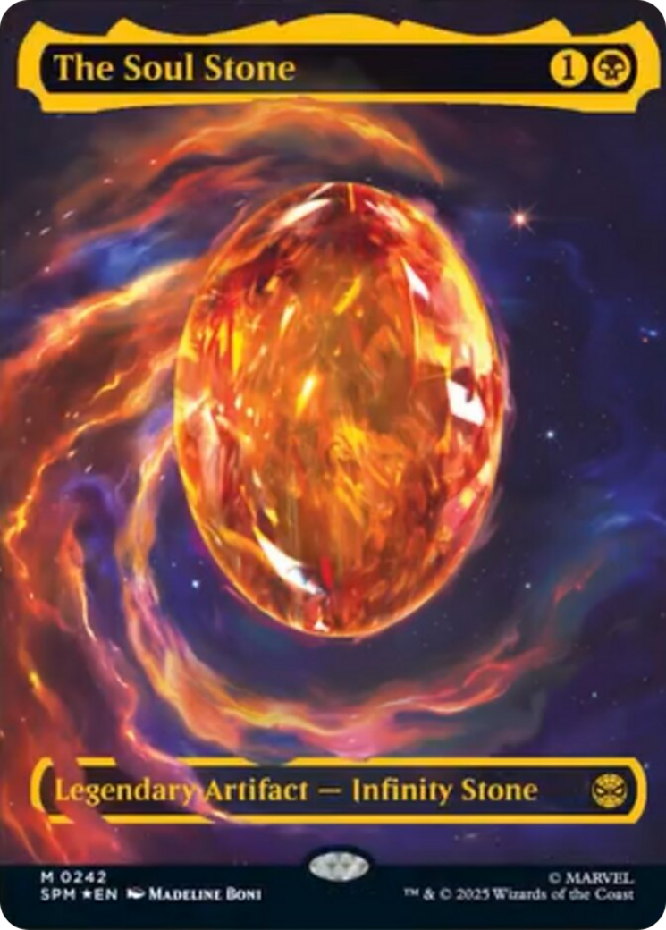 The Soul Stone (Cosmic Foil) [Marvel's Spider-Man] | Card Citadel