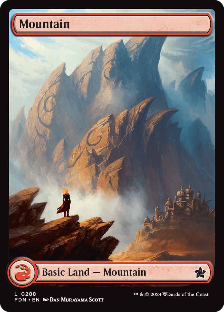 Mountain (0288) [Foundations] | Card Citadel