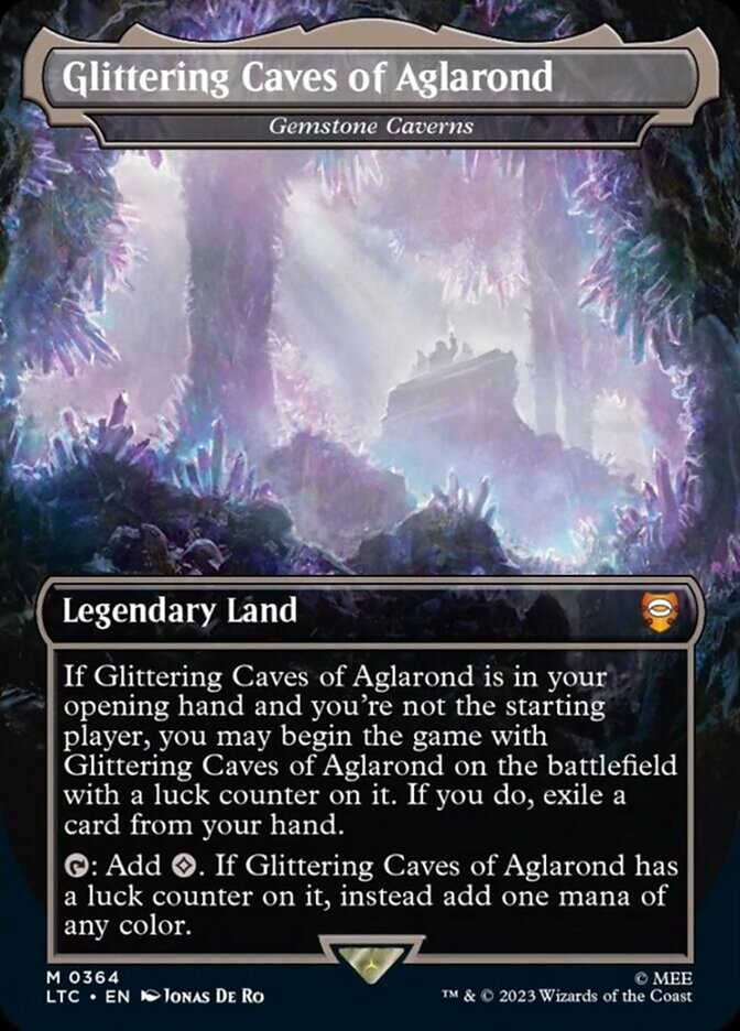 Gemstone Caverns - Glittering Caves of Aglarond [The Lord of the Rings: Tales of Middle-Earth Commander] | Card Citadel