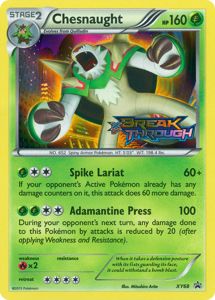 Chesnaught (XY68) [XY: Black Star Promos] | Card Citadel