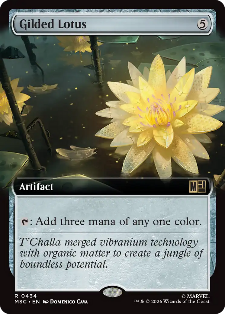 Gilded Lotus (Extended Art) [Marvel Super Heroes Commander] | Card Citadel
