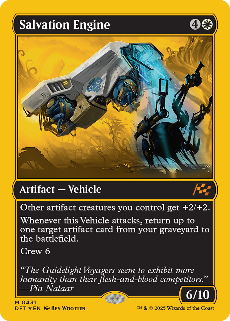 Salvation Engine (First-Place Foil) [Aetherdrift] | Card Citadel