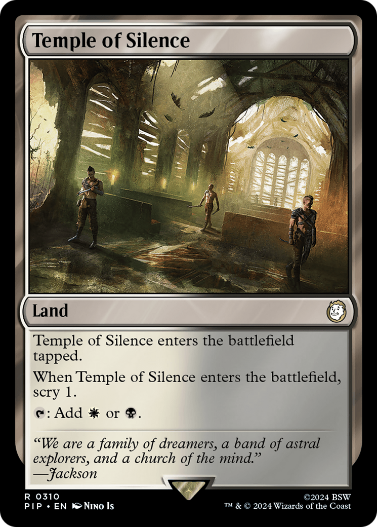 Temple of Silence [Fallout] | Card Citadel