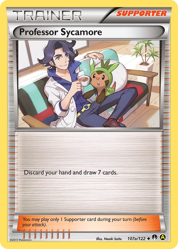 Professor Sycamore (107a/122) [Alternate Art Promos] | Card Citadel