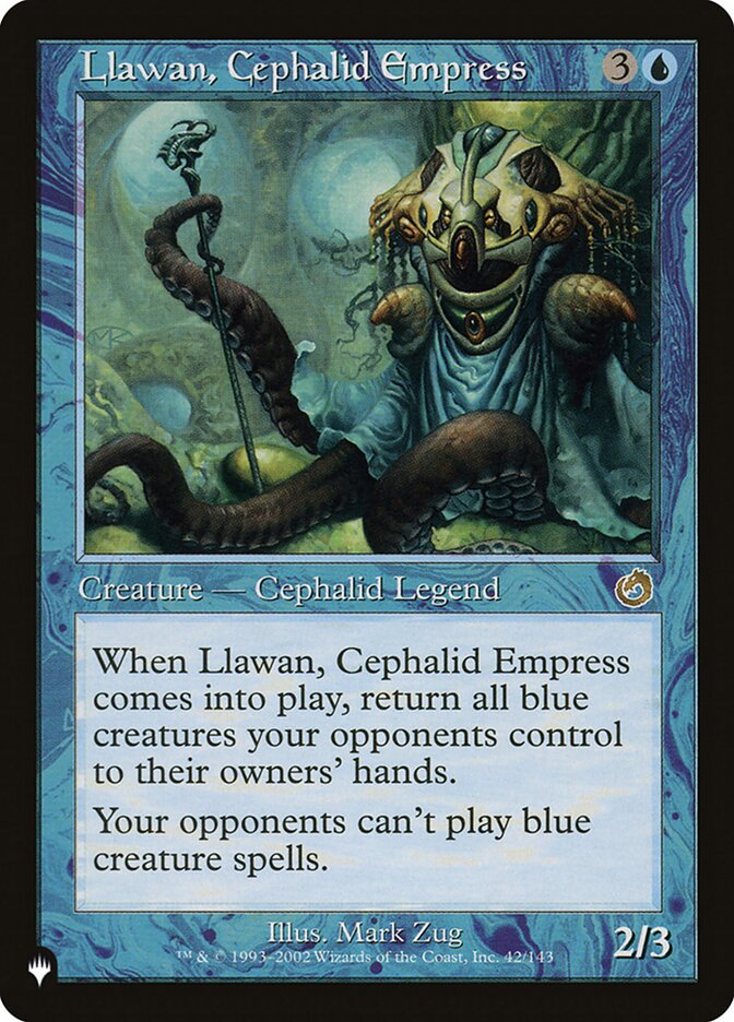 Llawan, Cephalid Empress [The List] | Card Citadel