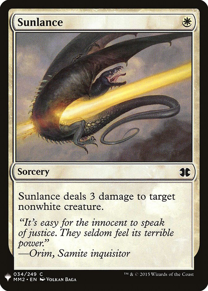 Sunlance [Mystery Booster] | Card Citadel