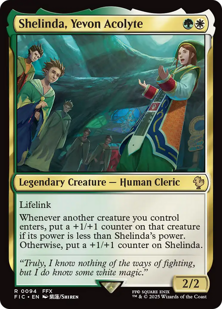 Shelinda, Yevon Acolyte [FINAL FANTASY Commander] | Card Citadel