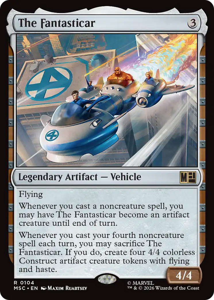The Fantasticar [Marvel Super Heroes Commander] | Card Citadel