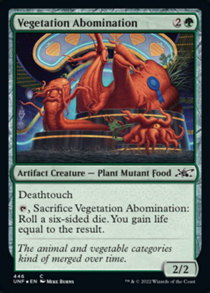 Vegetation Abomination (Galaxy Foil) [Unfinity] | Card Citadel