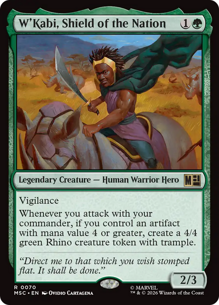 W'Kabi, Shield of the Nation (Surge Foil) [Marvel Super Heroes Commander] | Card Citadel