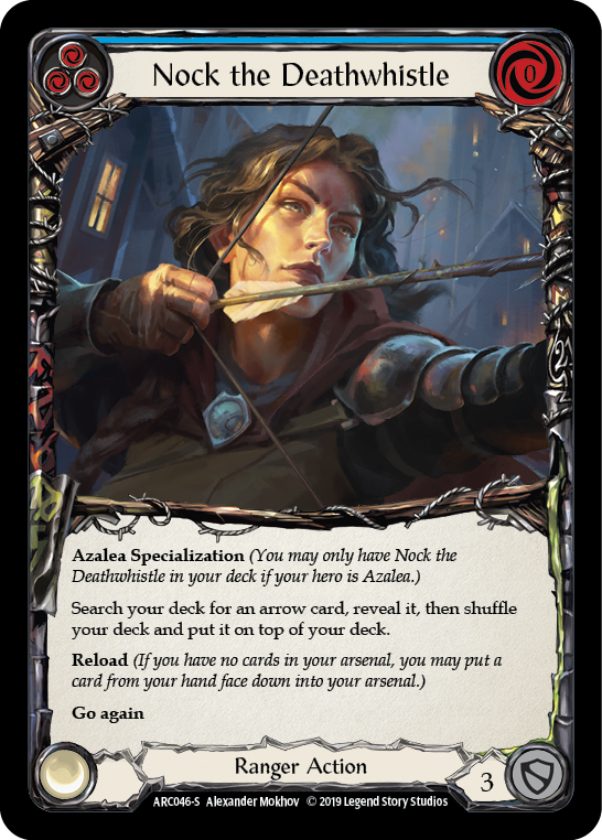Nock the Deathwhistle [ARC046-S] (Arcane Rising)  1st Edition Normal | Card Citadel