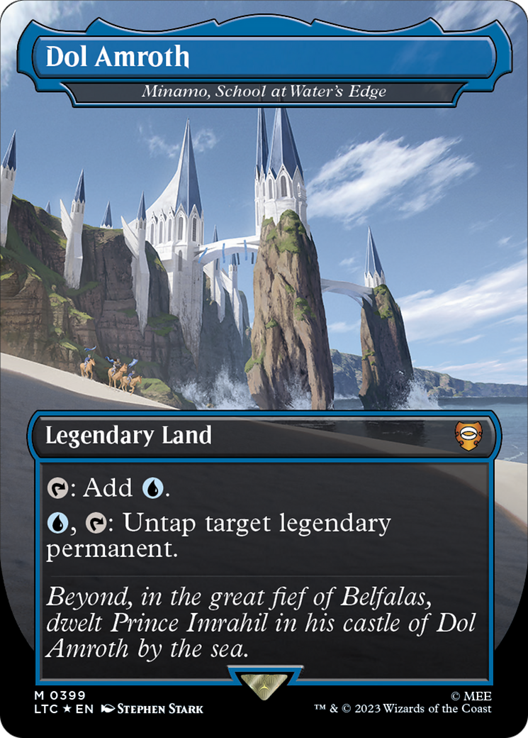 Dol Amroth - Minamo, School at Water's Edge (Surge Foil Realms and Relics) [The Lord of the Rings: Tales of Middle-Earth Commander] | Card Citadel