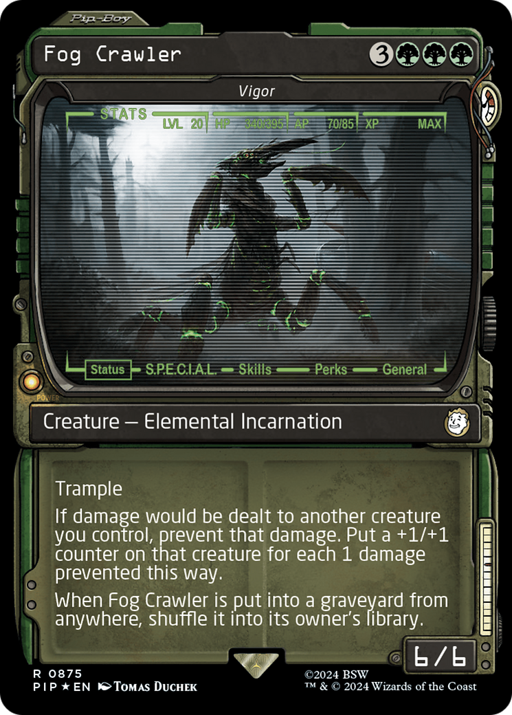 Fog Crawler - Vigor (Showcase) (Surge Foil) [Fallout] | Card Citadel