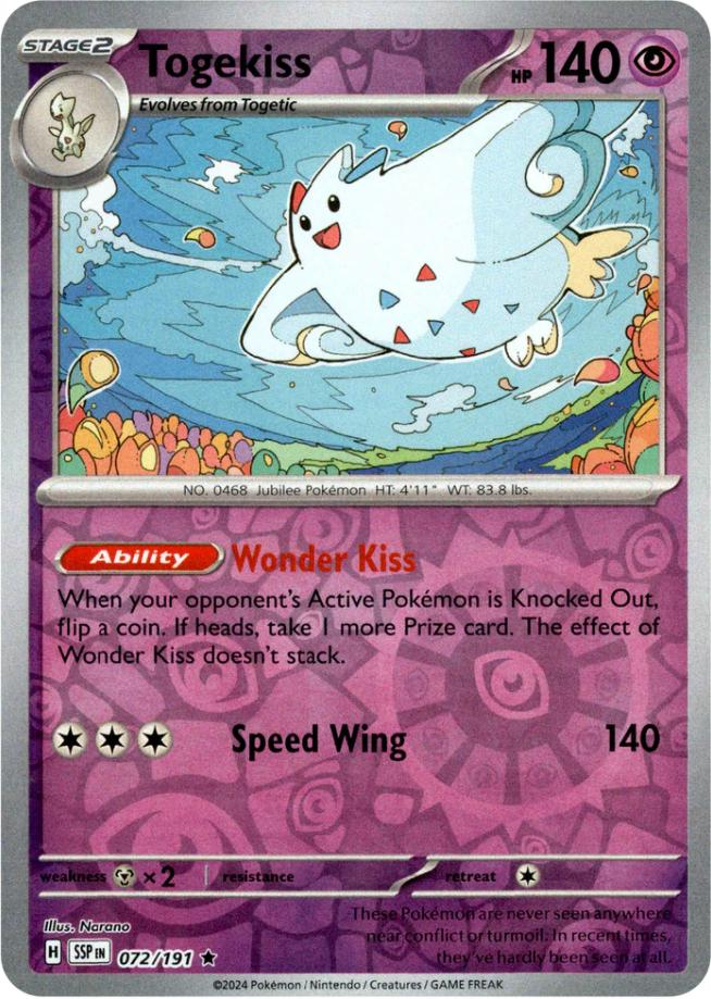 Togekiss (072/191) [Scarlet & Violet: Surging Sparks] | Card Citadel